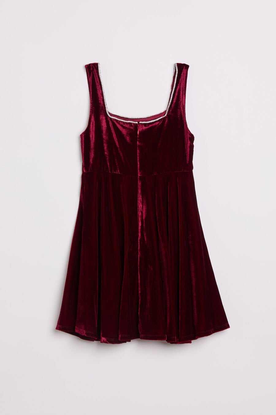 Girls Gracie Velour Mini Dress