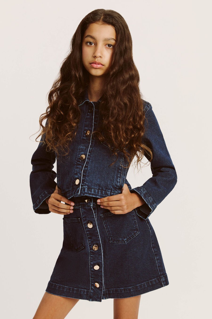 LORENZO DENIM SHIRT in colour Dark