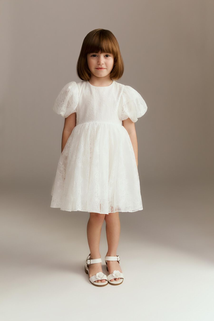 Girls Linda Lace Mini Dress