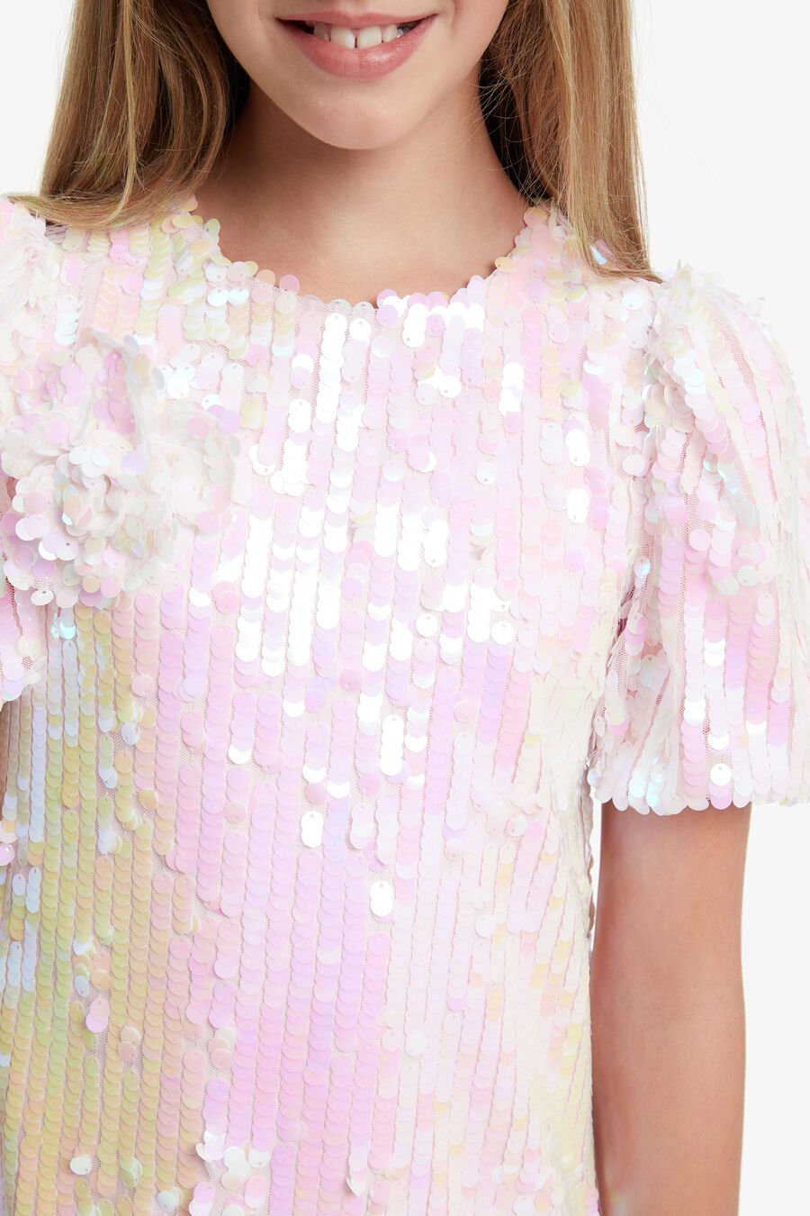 GISELLE MINI DRESS in colour CAMEO PINK