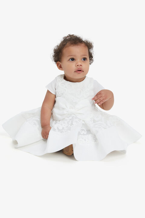 AVA STARLET DRESS in colour SNOW WHITE