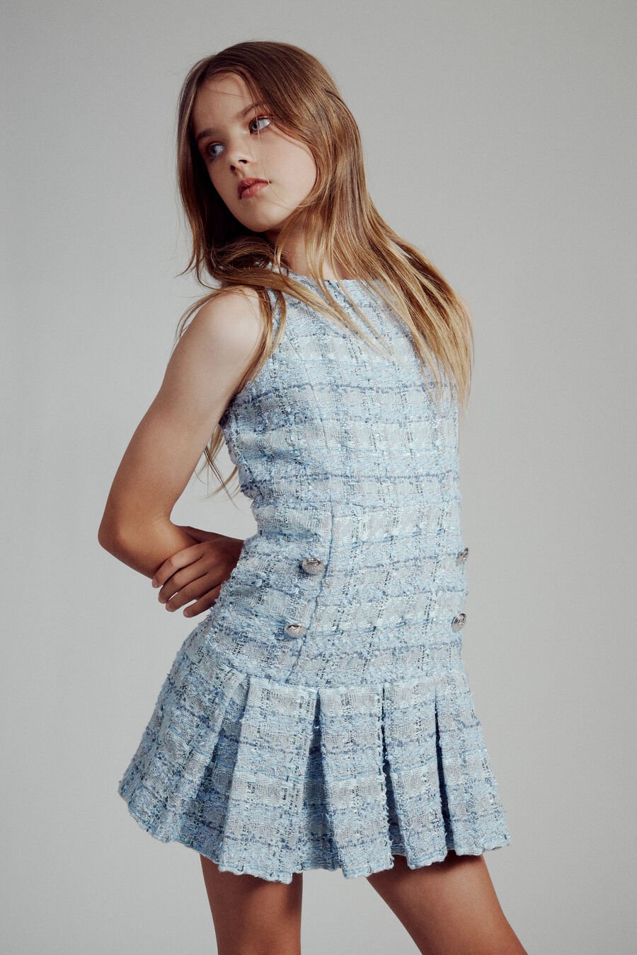 Girls Miami Boucle Dress