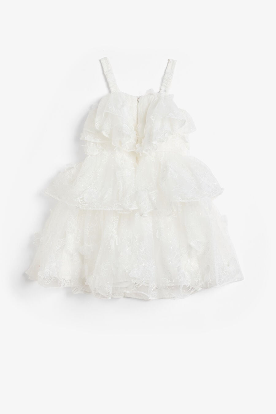 Girls Marina Tiered Lace Dress