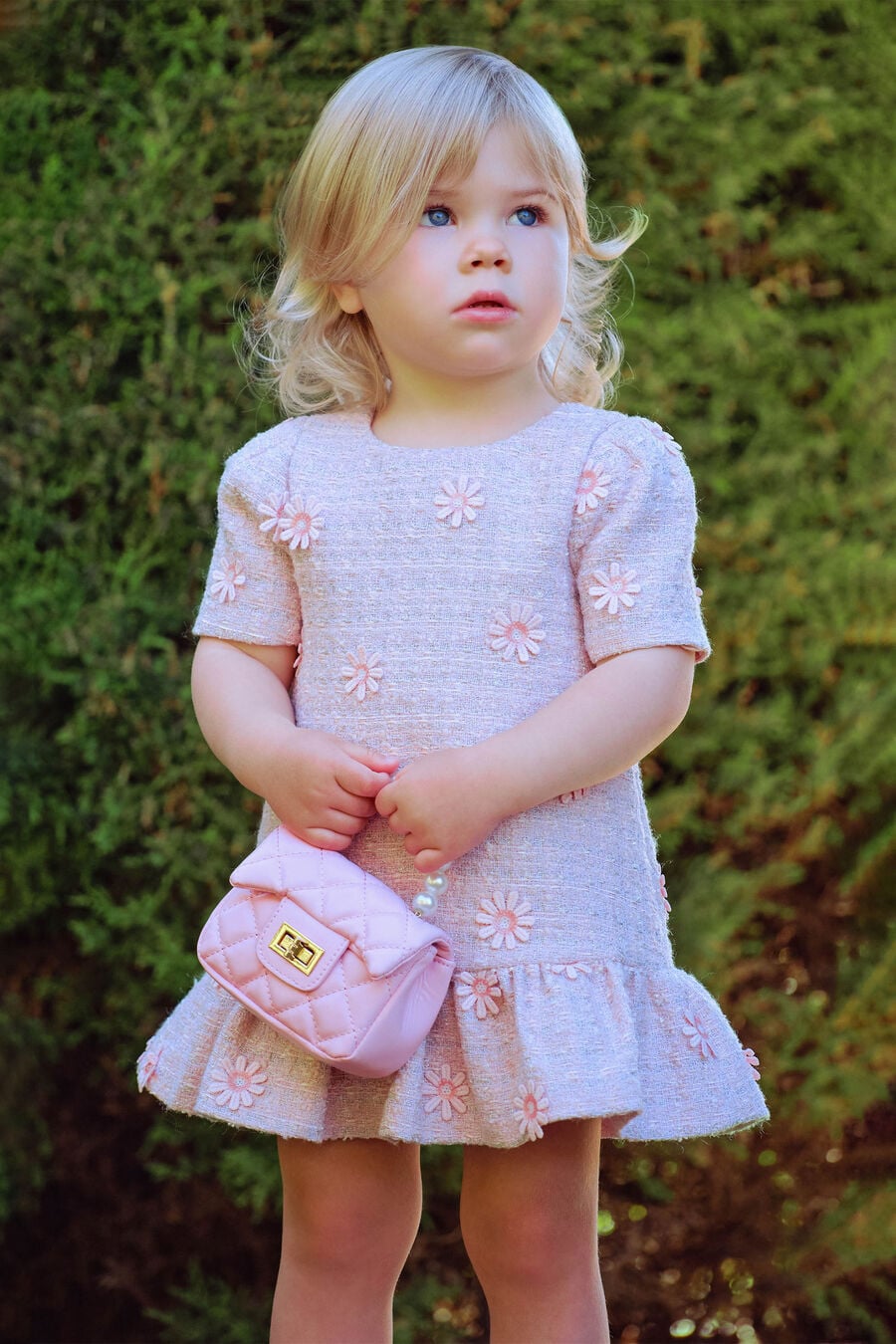 Baby Esra Boucle Dress