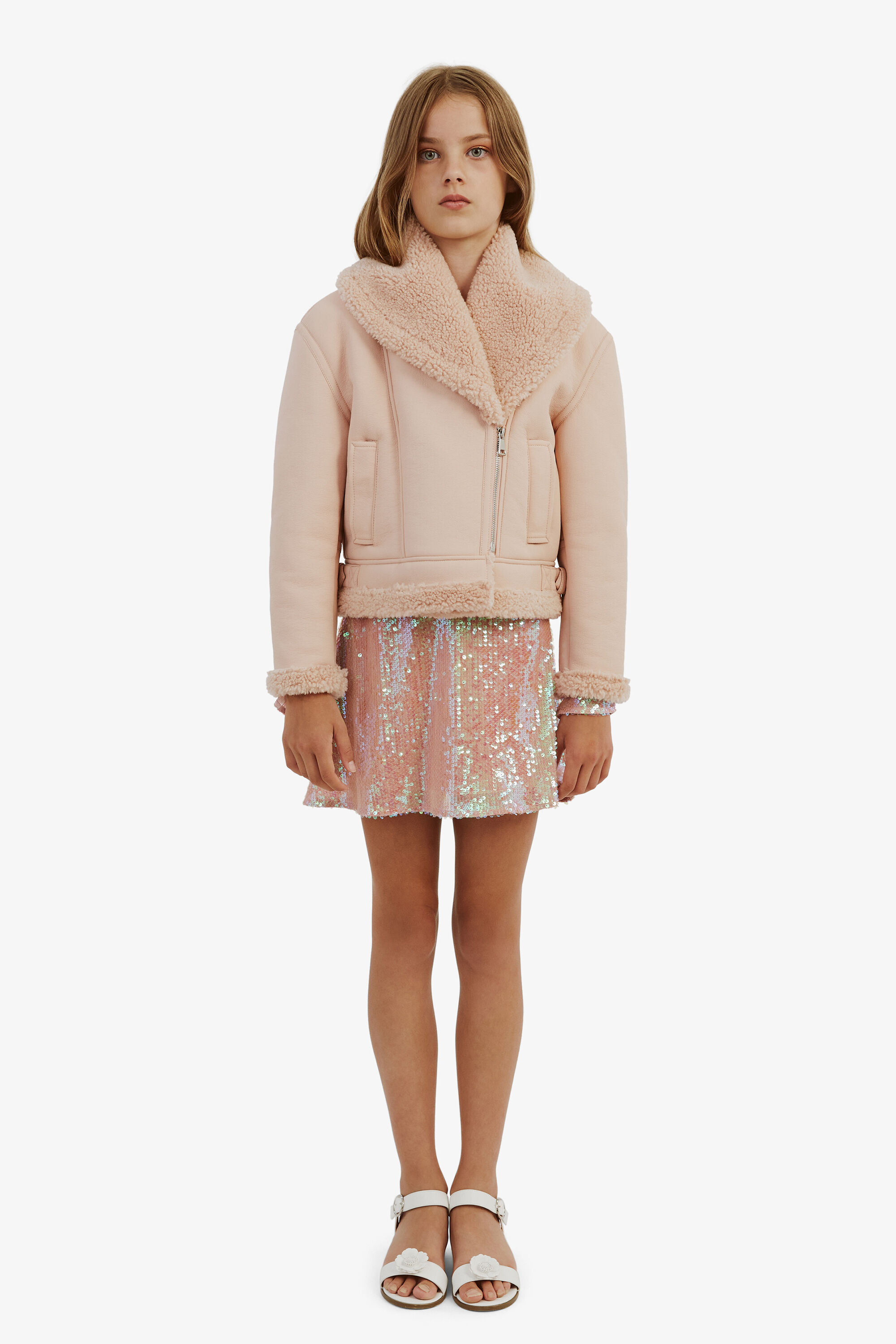 Pink aviator jacket new arrivals