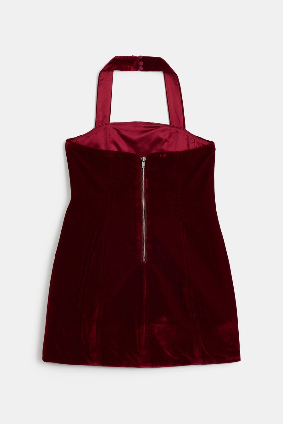 Girls Nevelle Velvet Mini Dress