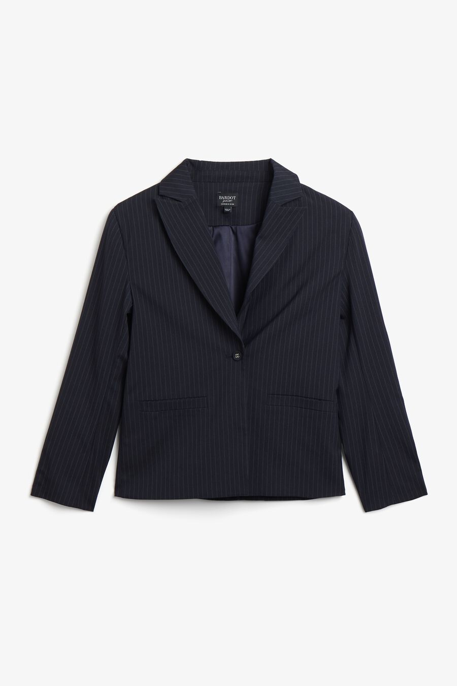 CHARLES PIN STRIPE BLAZER in colour Navy Pinstripe