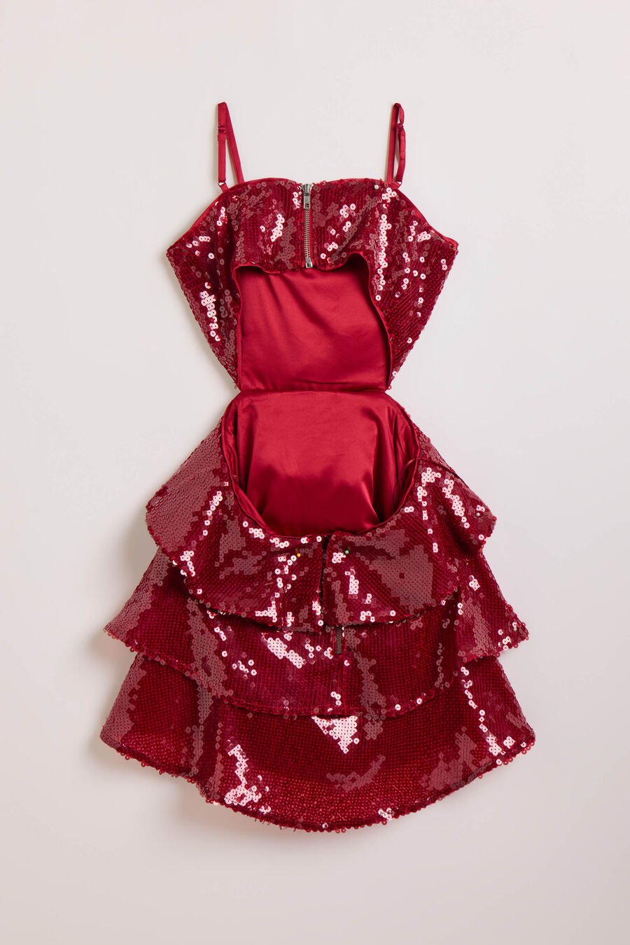 Girls Tulip Sequin Bow Dress