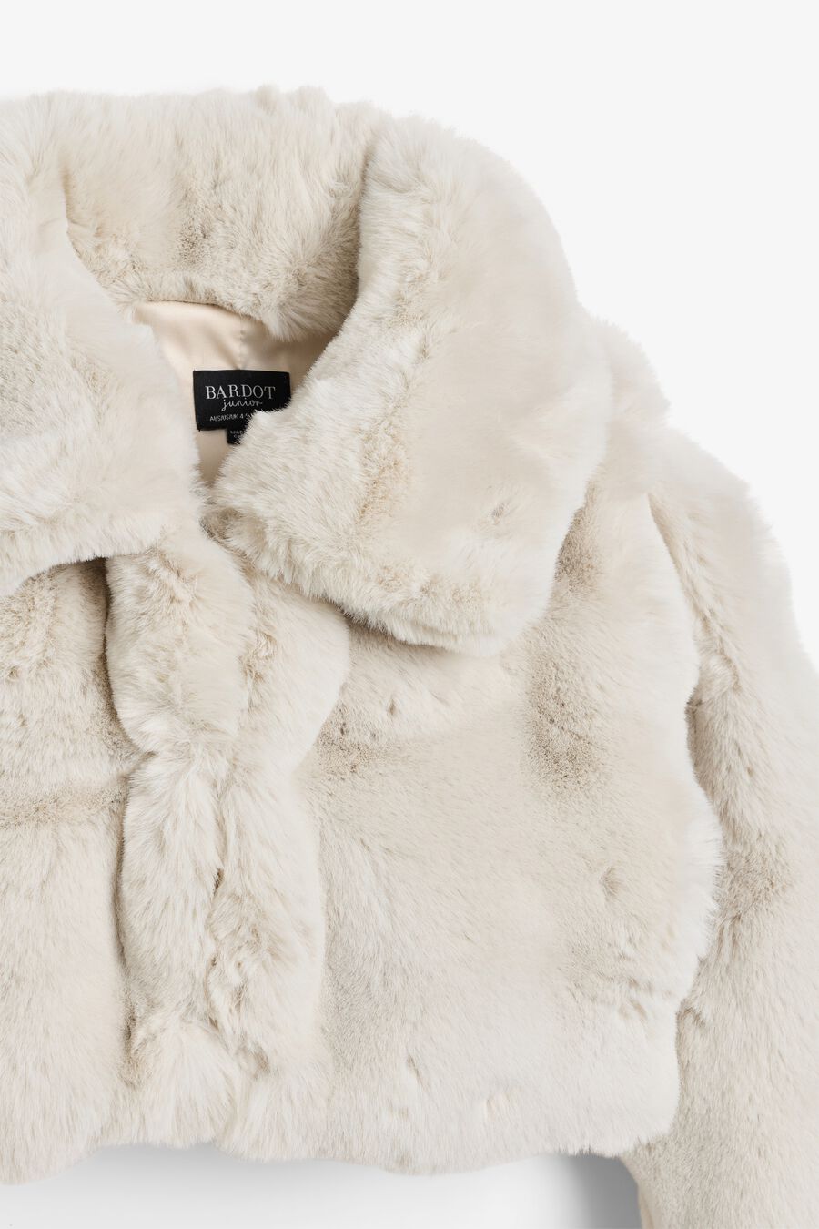 Girls Athera Cropped Faux Fur Jacket