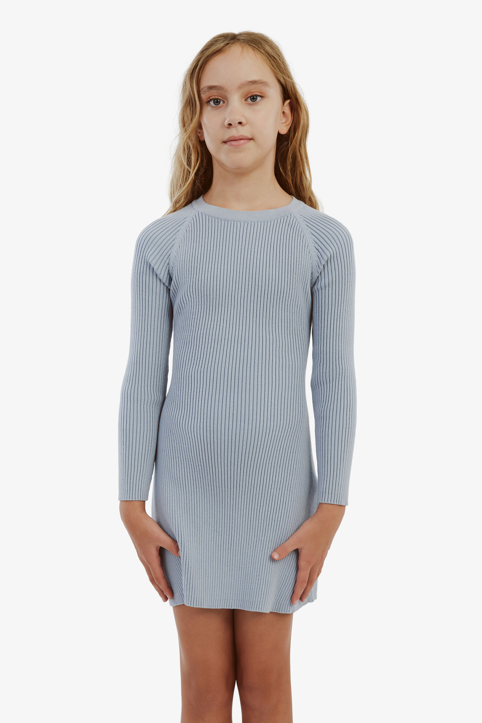 Dusty blue bardot dress clearance