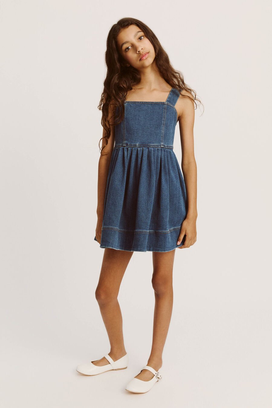 Girls Catalina Mini Denim Dress