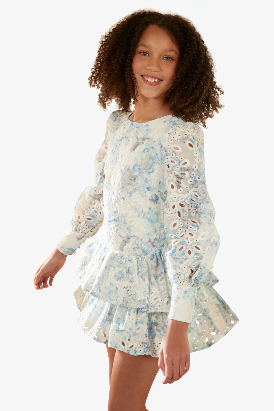 Girls Alexa Broderie Dress