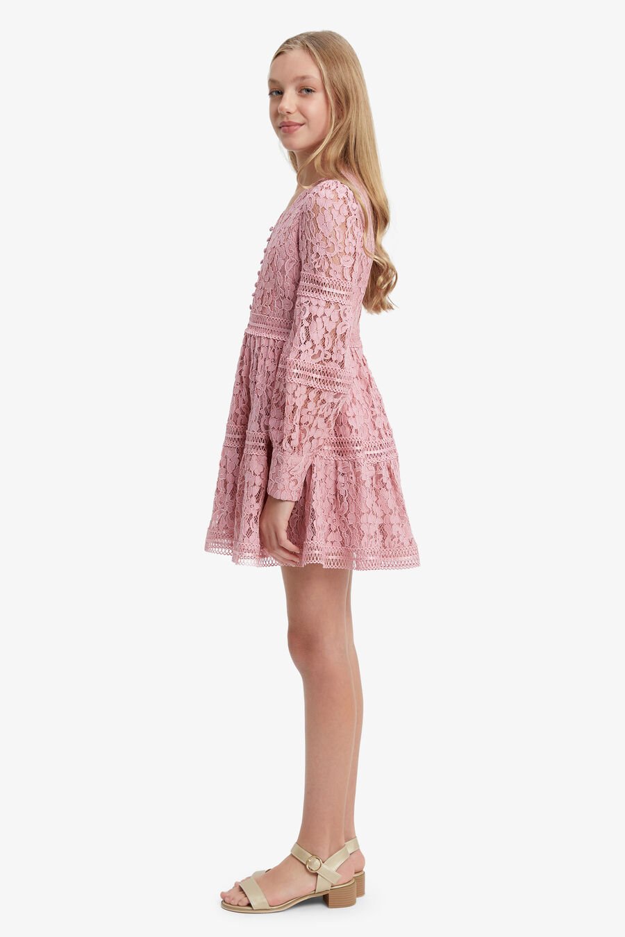 Girls Venice Lace Dress