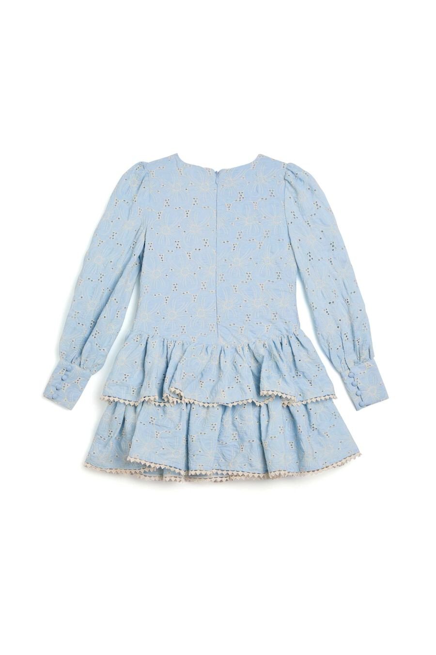 CAMILLE MINI DRESS in colour WASHED BLU