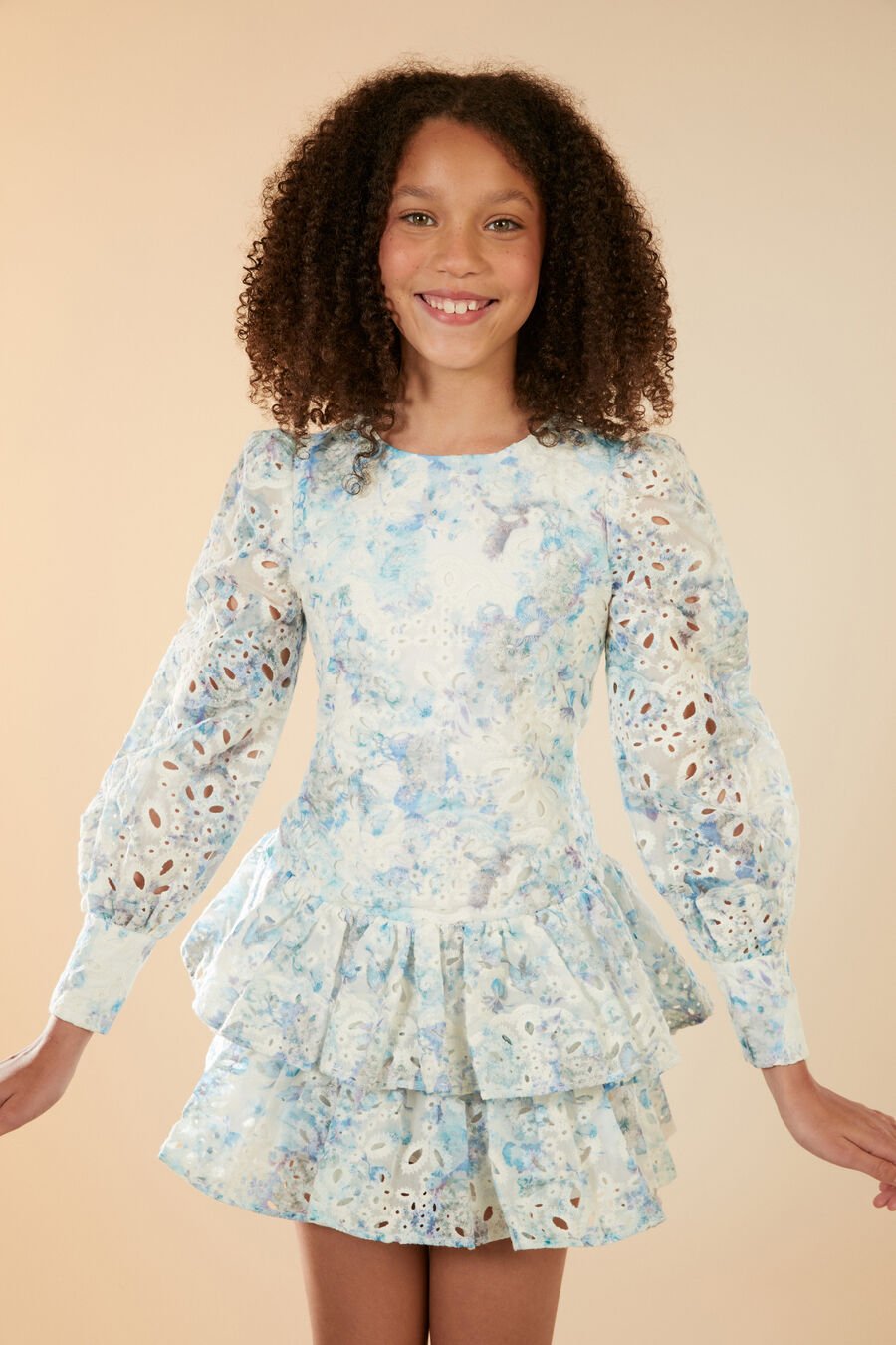 Girls Alexa Broderie Dress
