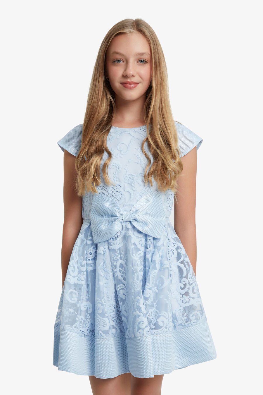 AVA STARLET DRESS in colour SKY BLUE
