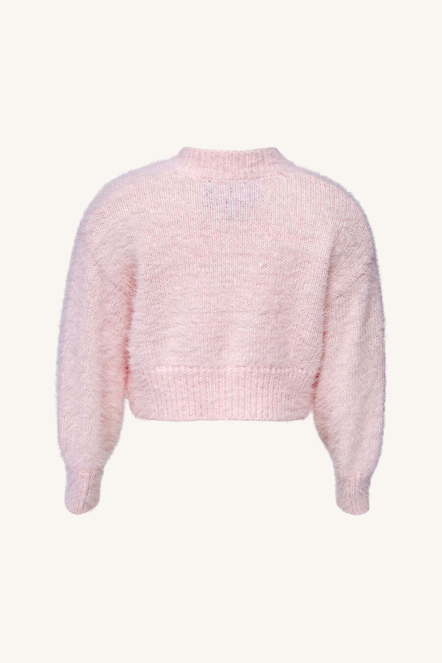 BELL SLEEVE CARDI in colour SOFT PINK