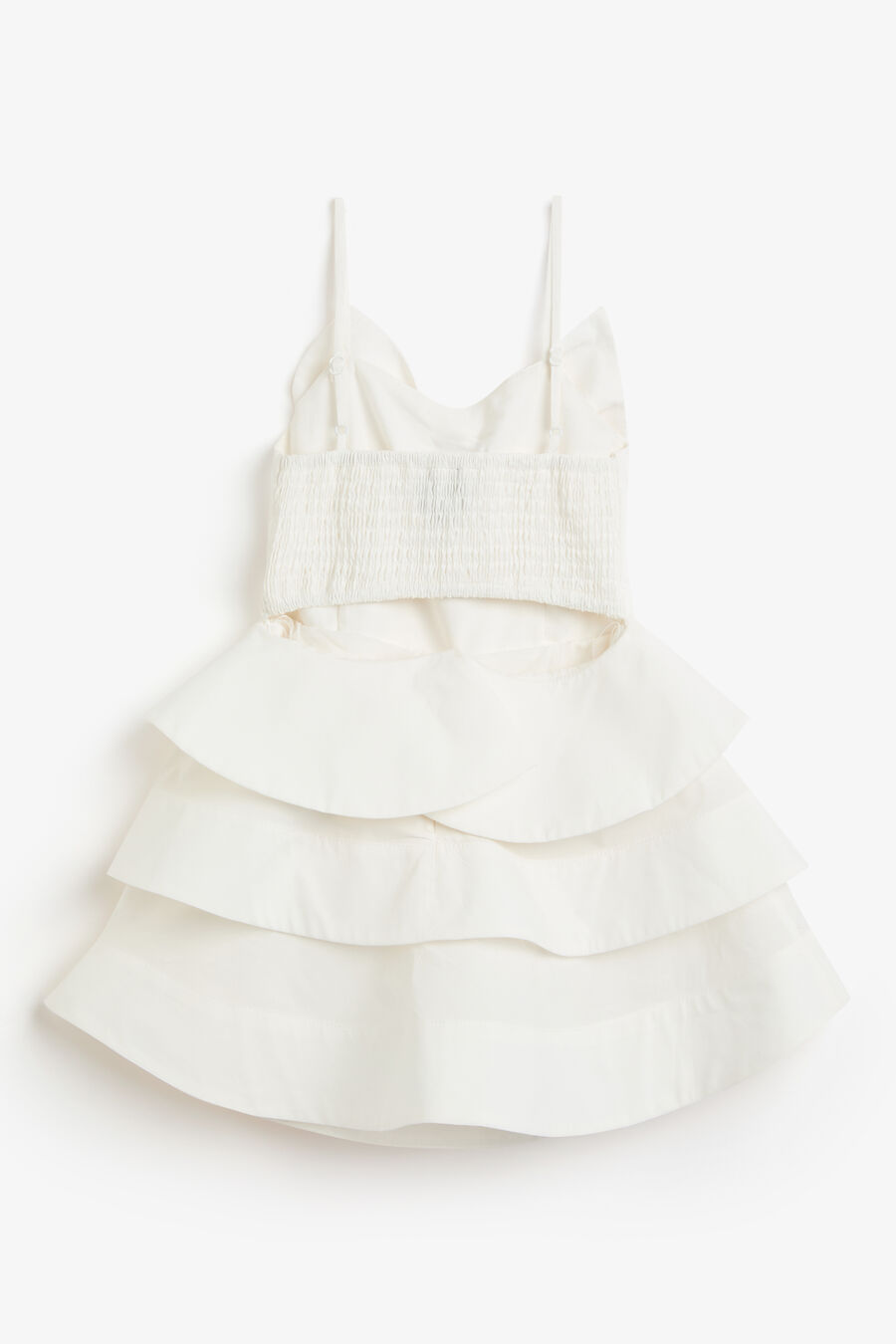 TULIP POPLIN BOW DRESS in colour Orchid White