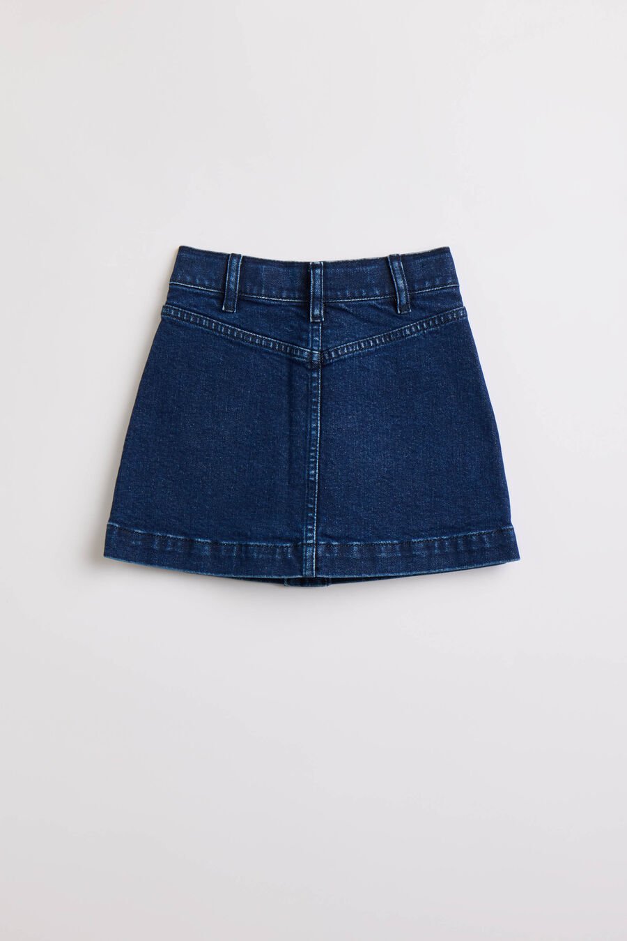 LORENZO DENIM MINI SKIRT in colour Dark