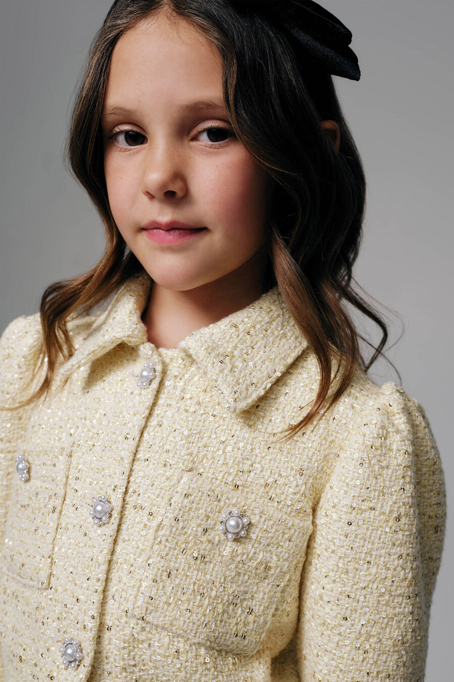 Girls Blair Sequin Boucle Set