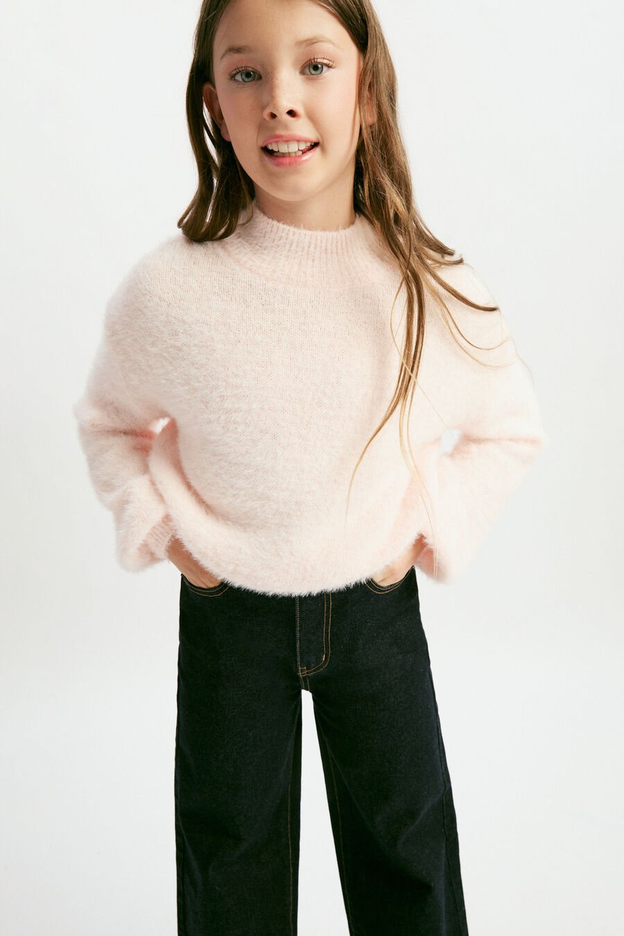 GIRLS BELL SLEEVE KNIT