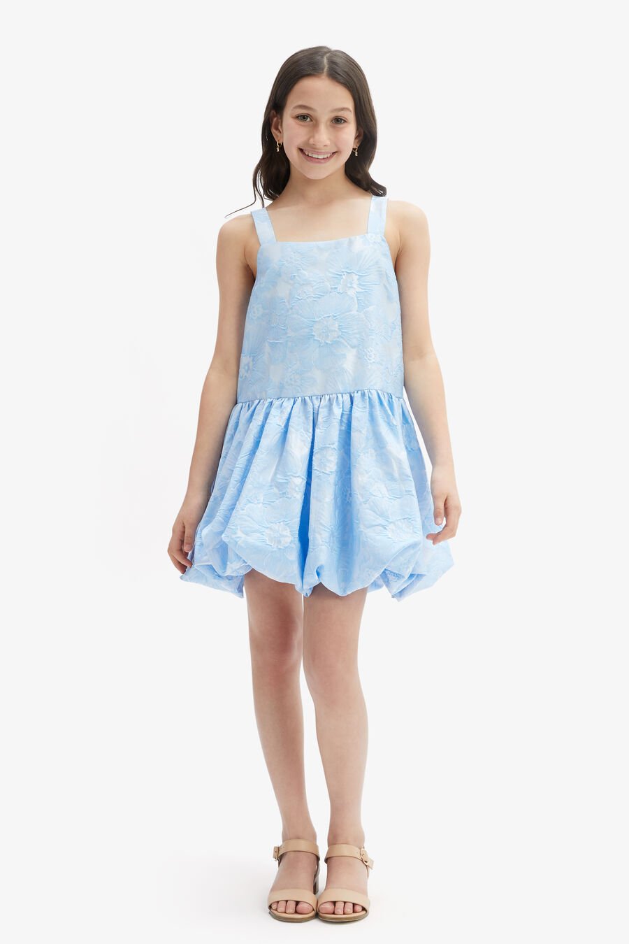 ELIANNA MINI DRESS in colour BLUE BELL