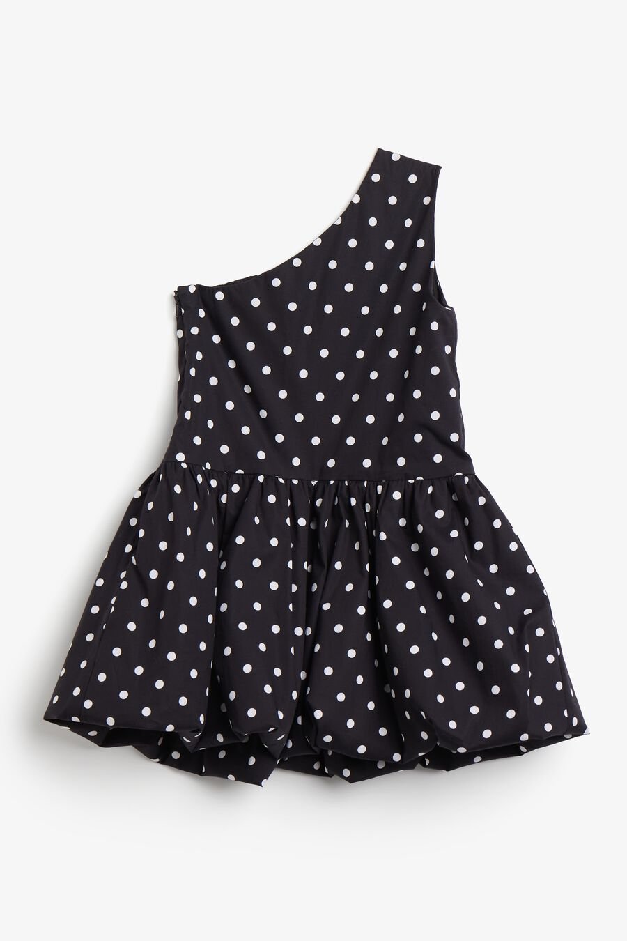 ALICE POLKA DOT BUBBLE DRESS in colour Black and White