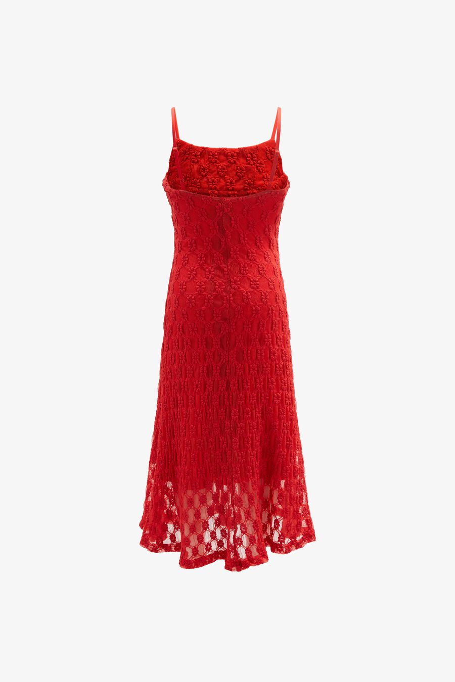 ADONI MIDI DRESS in colour RED