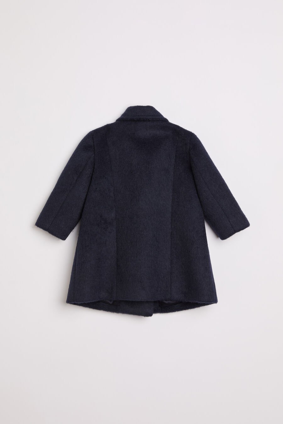 LEAH WOOL COAT in colour NAVY