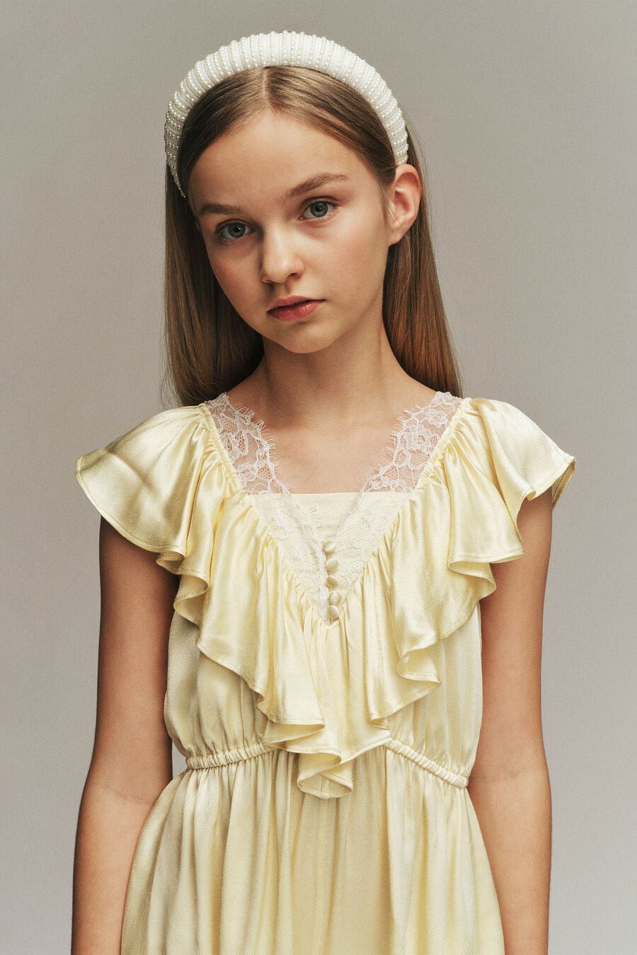 TIFFANY HEADBAND in colour Ivory