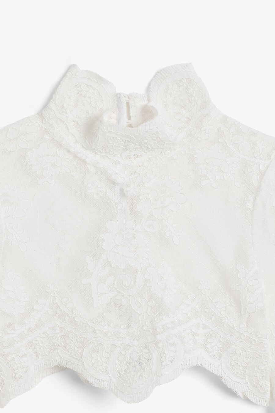 FLEURINE LACE TOP in colour White