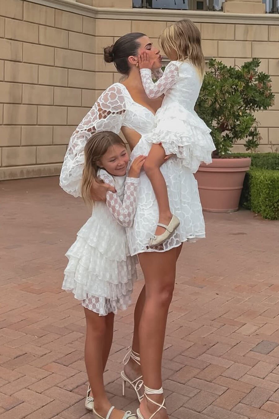 Girls Andi Long Sleeve Mini Dress