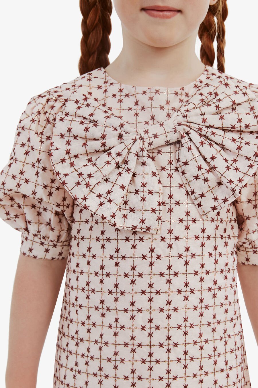 NOVELLA MINI DRESS in colour BEIGE STAR