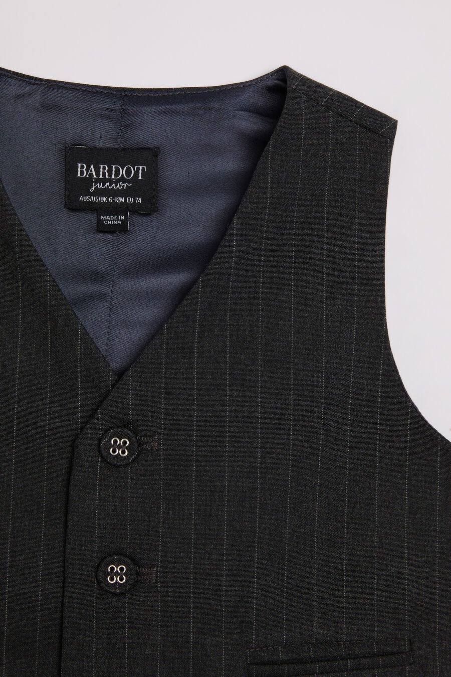 Baby Boy Charles Pin Stripe Vest