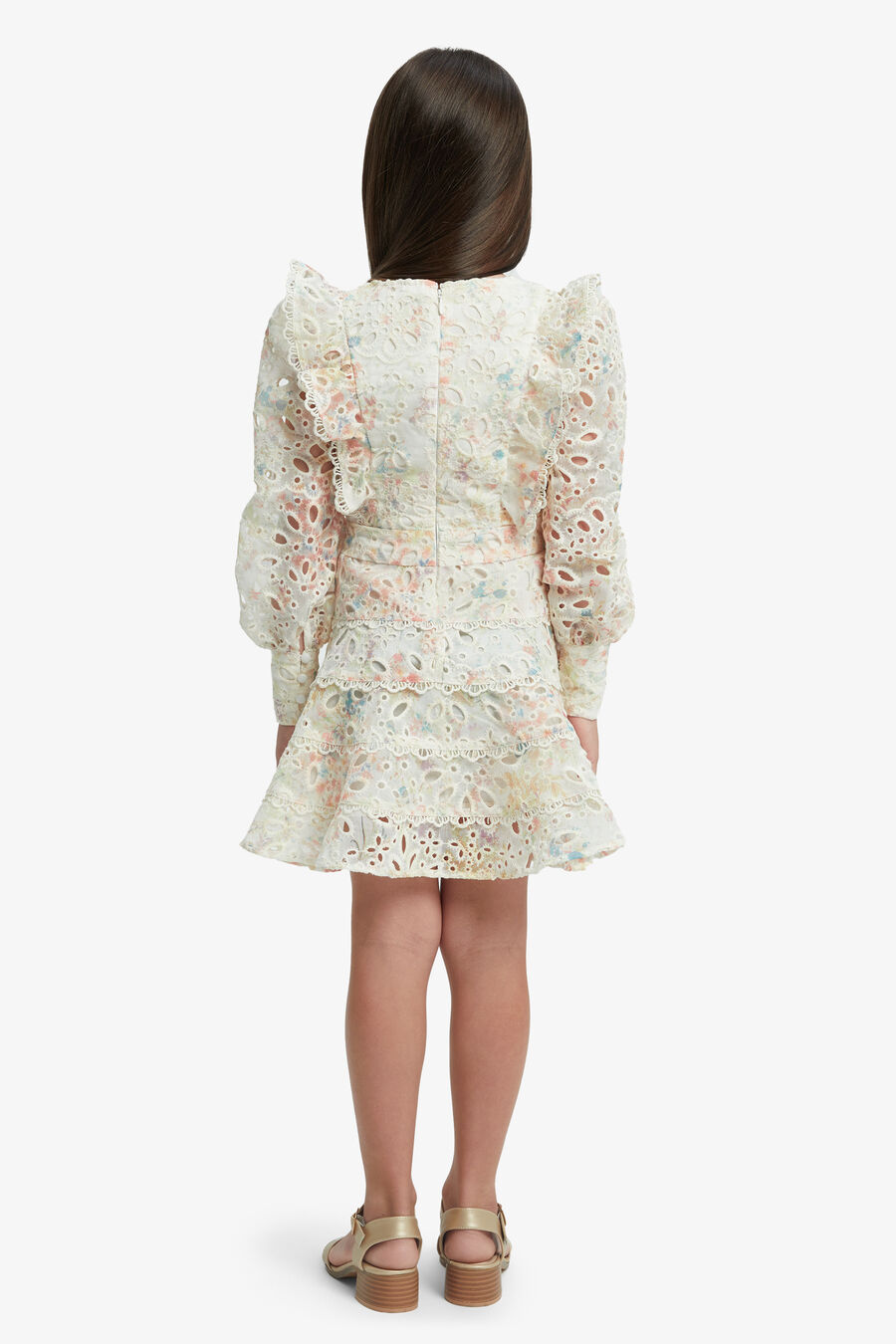 MILEY MINI DRESS in colour GARDEN FL