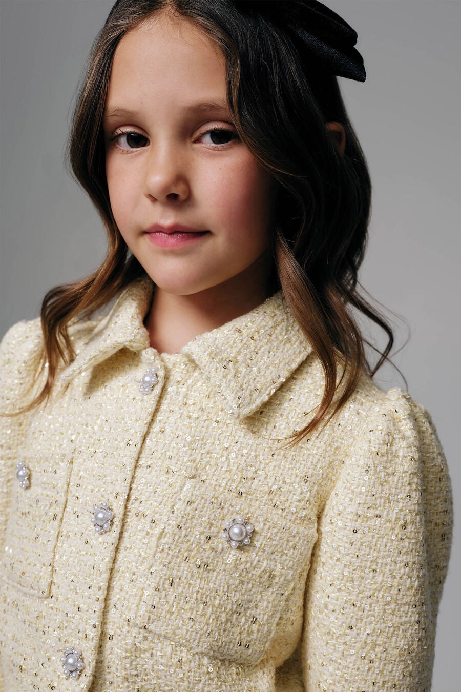 Girls Blair Sequin Boucle Set