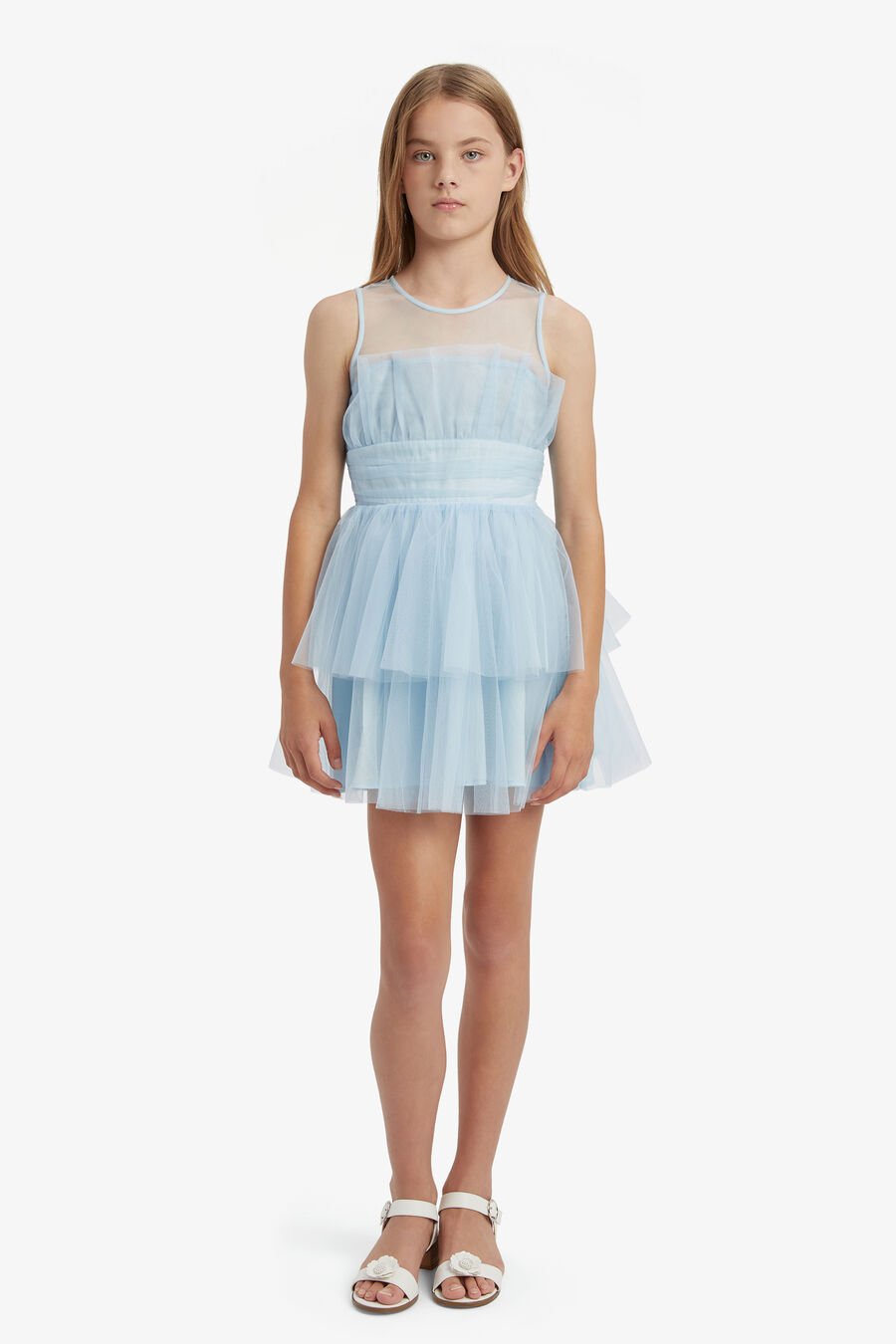Girls Fallon Tulle Mini Dress