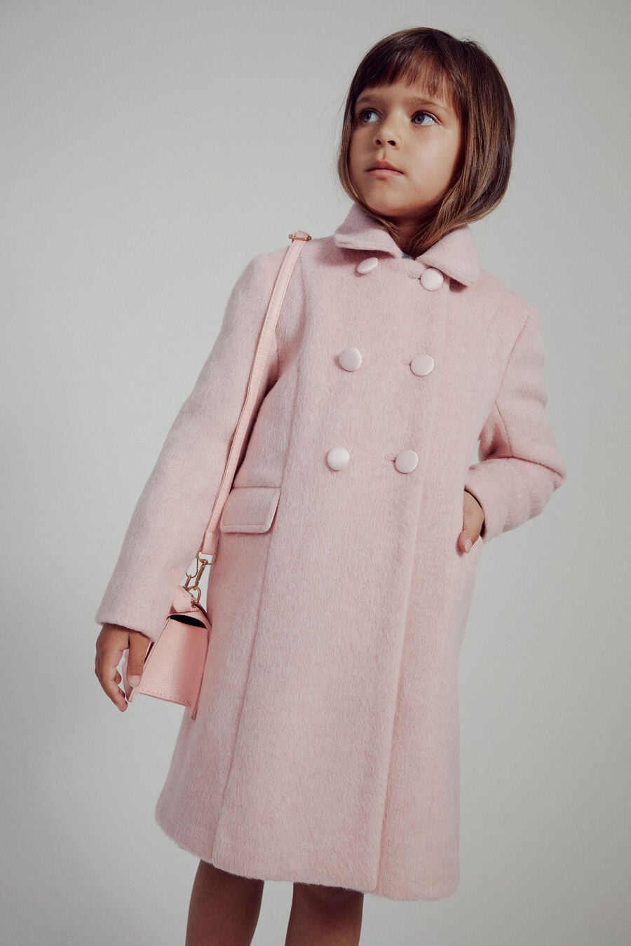 Girls Ellia Wool Coat