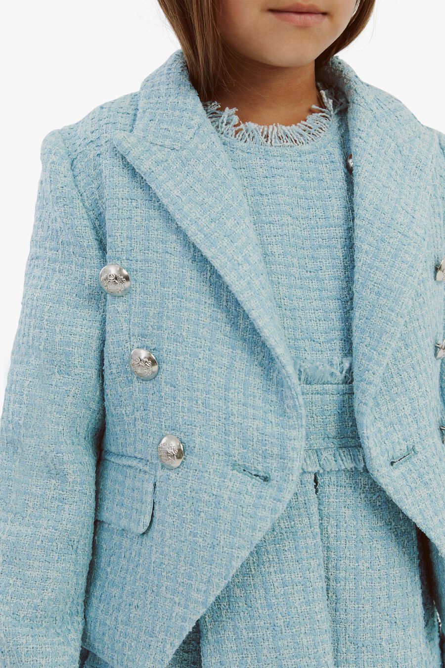 Girls Roma Boucle Blazer
