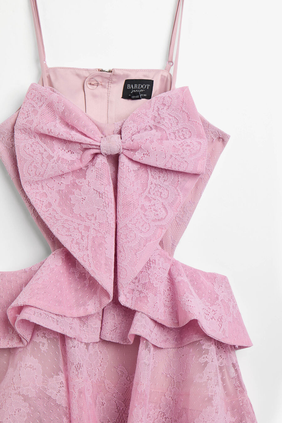 Girls Tulip Lace Midi Dress