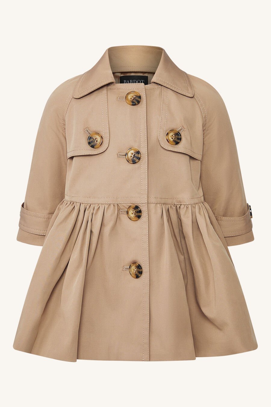 MIA CLASSIC TRENCH in colour TAN