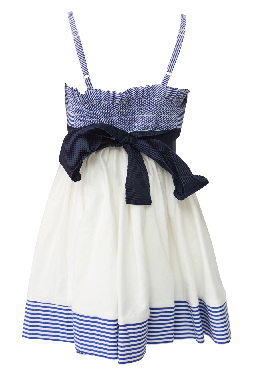 FRENCHY DRESS in colour Navy Stripe
