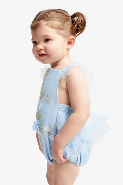 Baby Girls Frocks ctn275blu main image 0