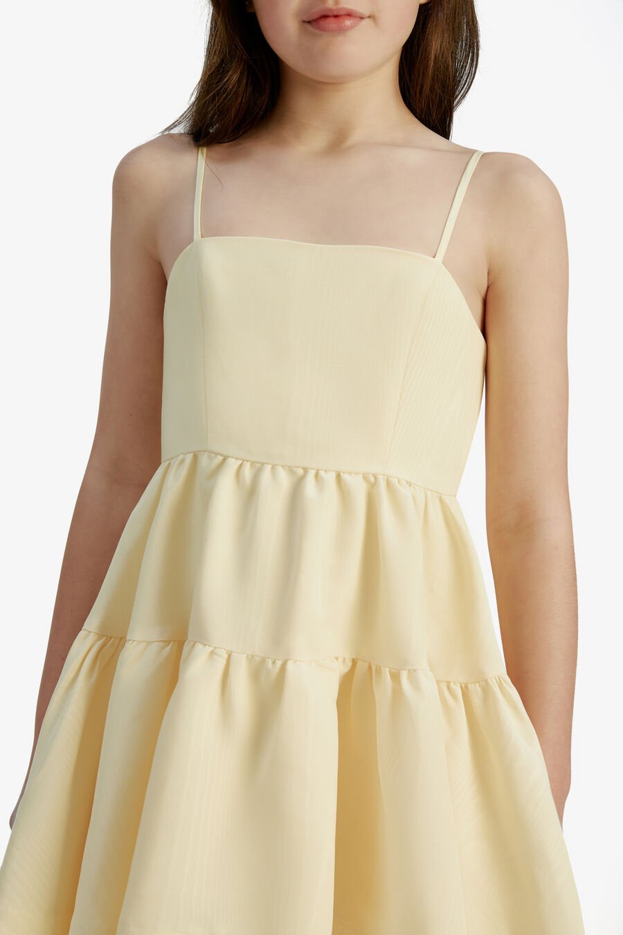 CHARLOTTE MINI DRESS in colour Canary Yellow