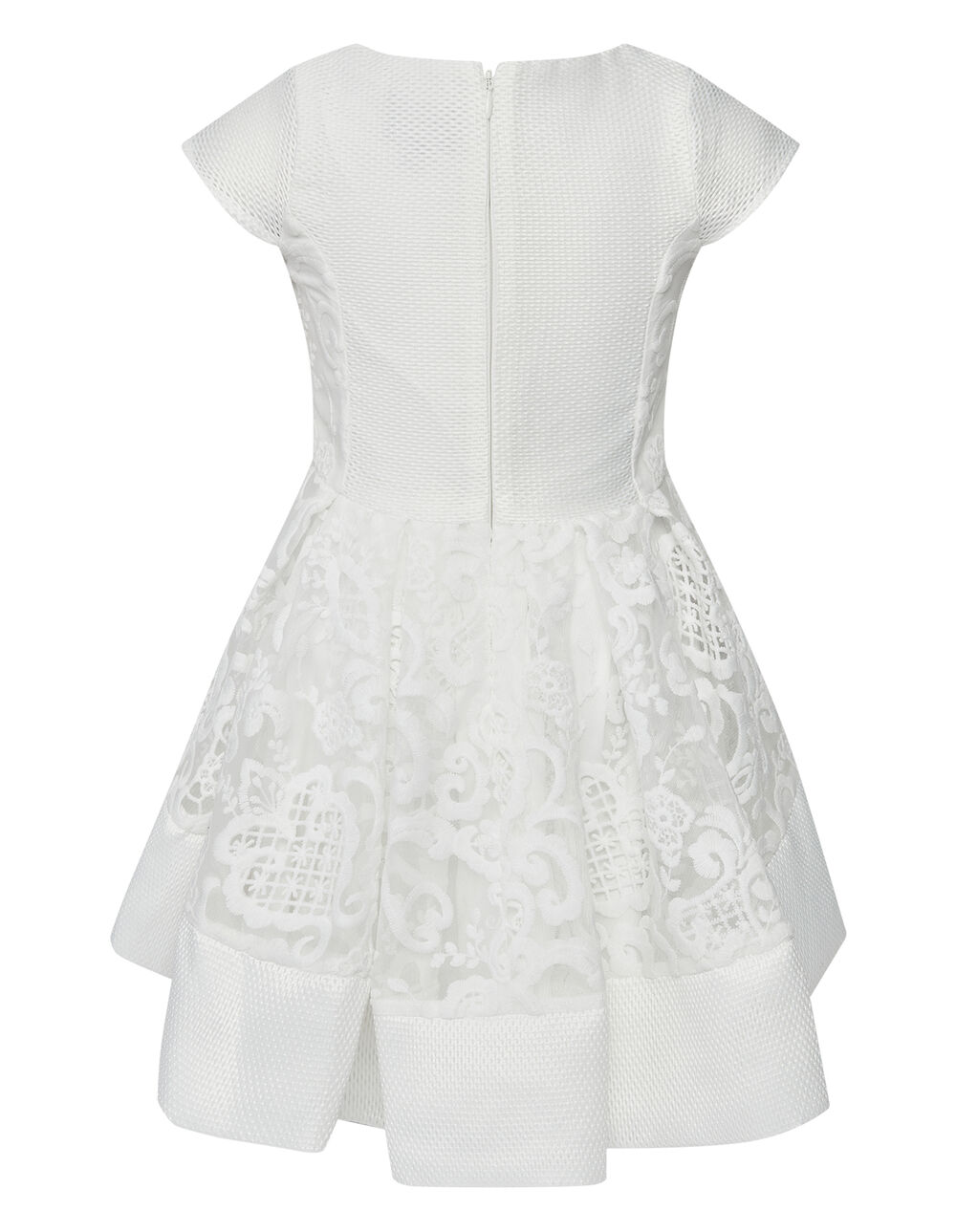 GIRLS AVA STARLET DRESS in colour SNOW WHITE