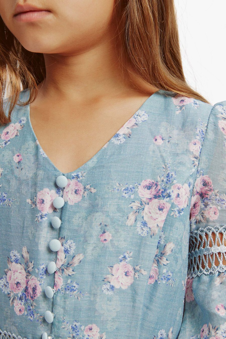 Girls Venice Floral Mini Dress