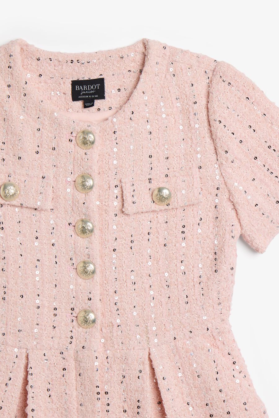 Girls Estelle Boucle Playsuit