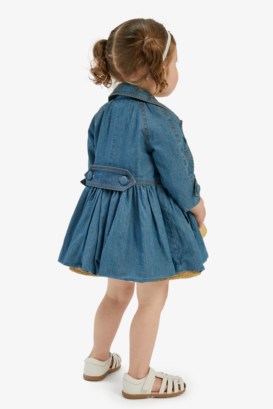 MIA CHAMBRAY TRENCH in colour CHAMBRAY
