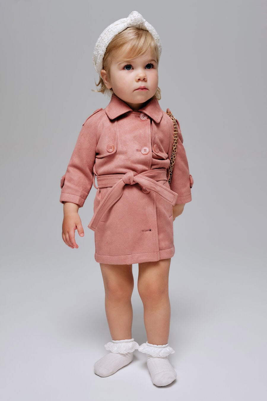 Baby Natasha Suede Trench