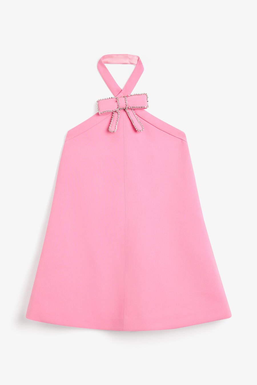 TIFFANY DIAMANTE MINI DRESS in colour Pink
